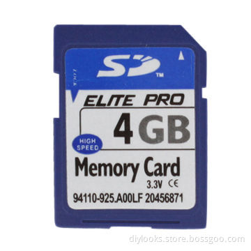 4GB High Speed Class 4 SD Card from Sandisk OEM (100% Real Capacity)